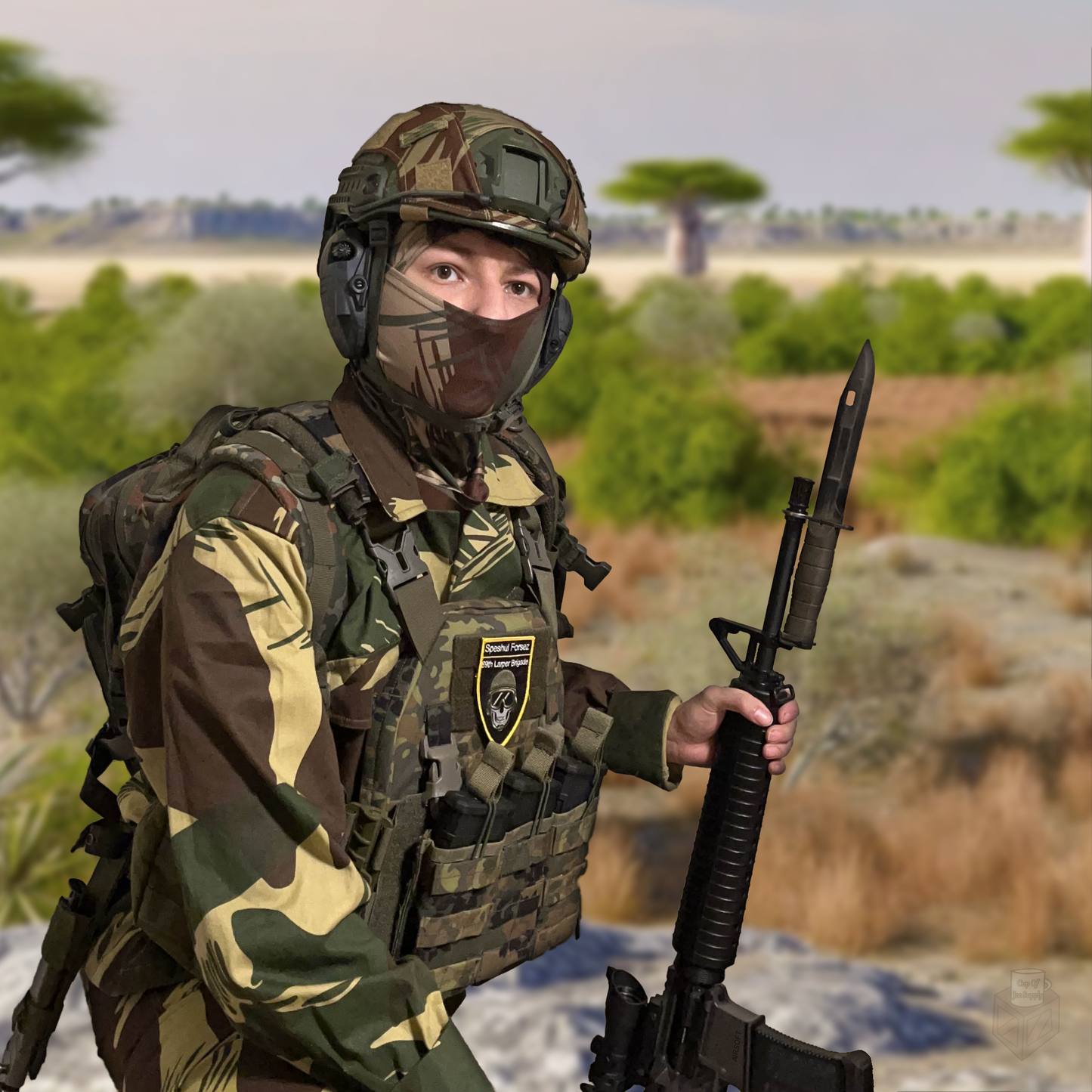 Rhodesian Brushstroke Balaclava