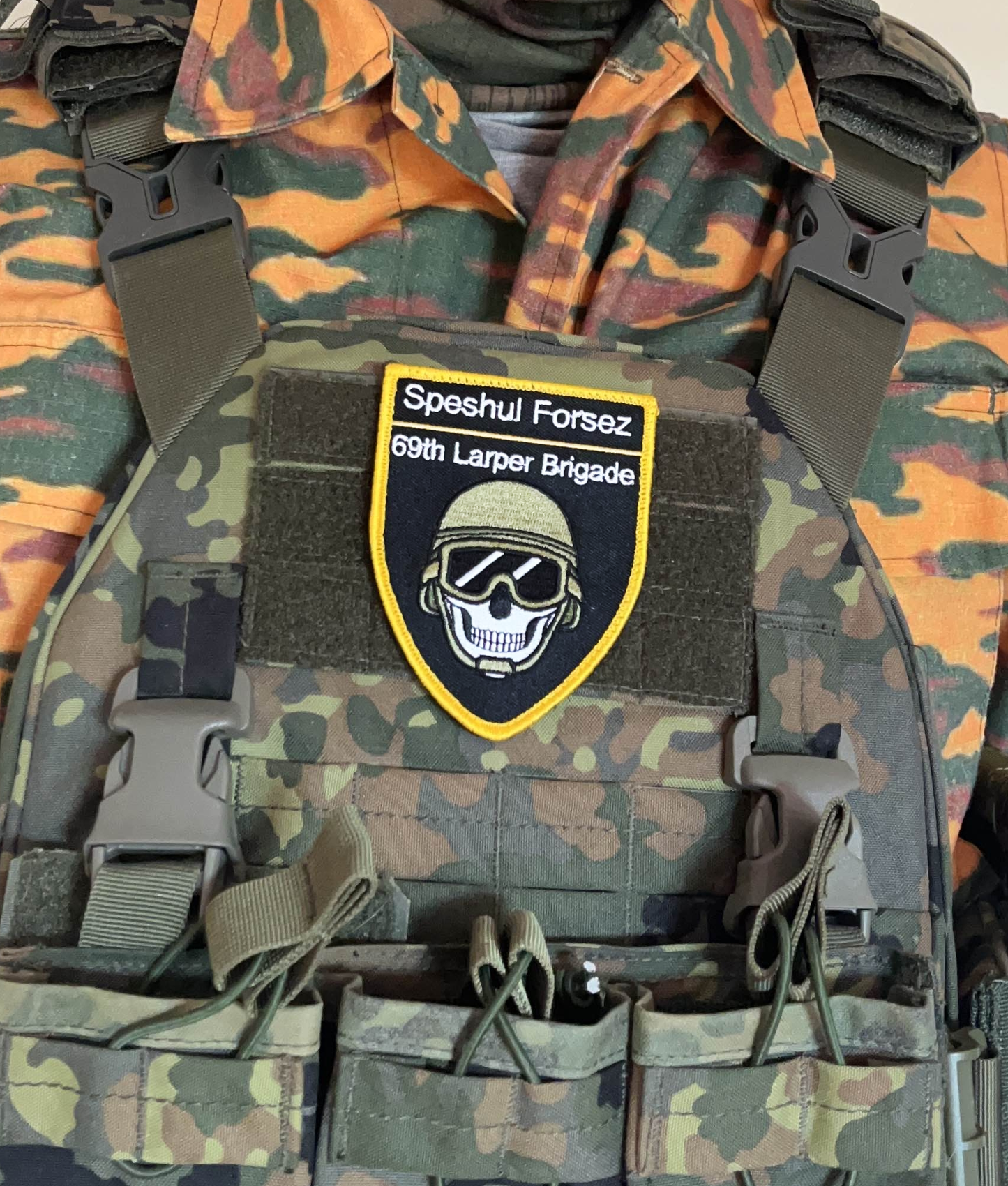 SPESHUL FORSEZ 69th Larper Brigade Patch