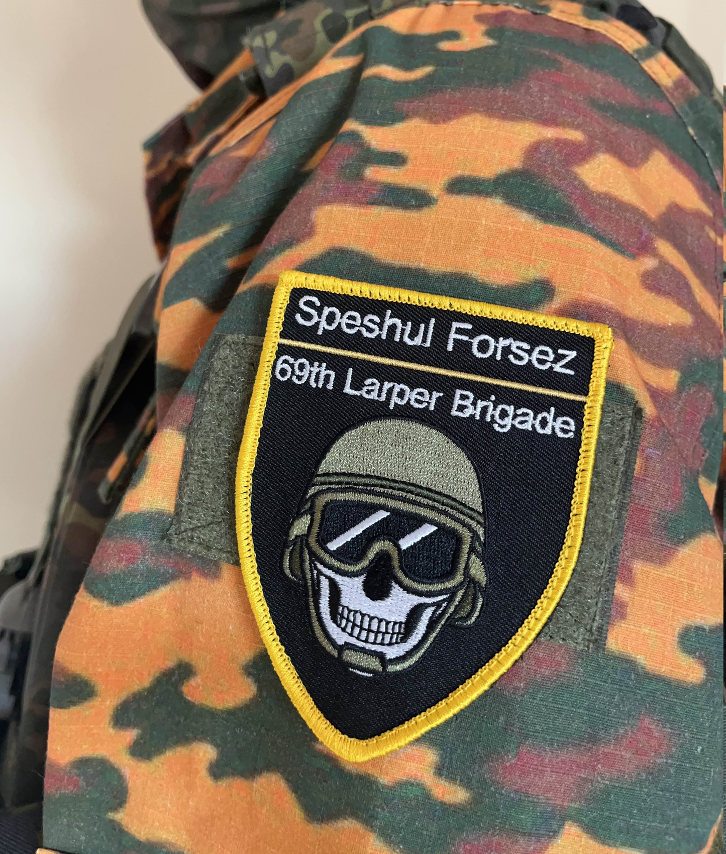 SPESHUL FORSEZ 69th Larper Brigade Patch