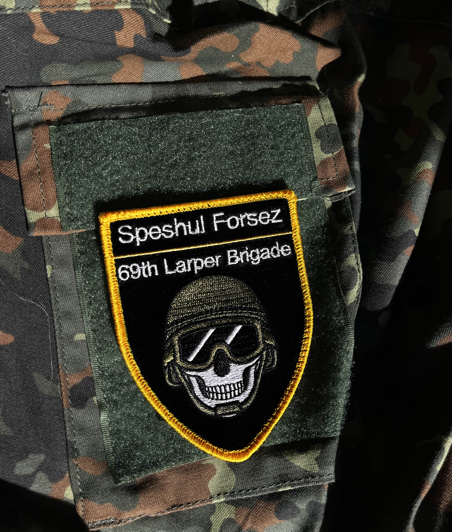 SPESHUL FORSEZ 69th Larper Brigade Patch