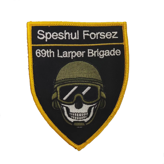 SPESHUL FORSEZ 69th Larper Brigade Patch