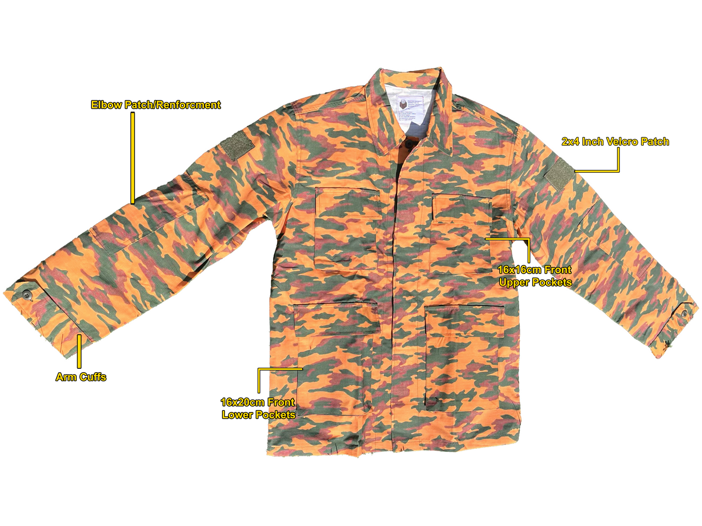 Mountain Flora Field Shirt Pattern 1