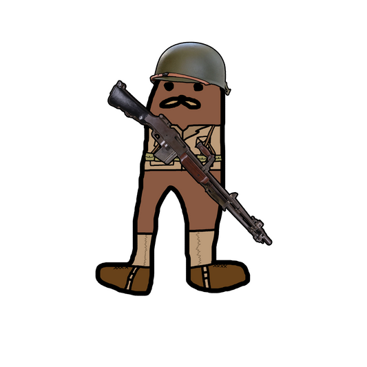 US Army M1918A2 BAR Gondola Sticker