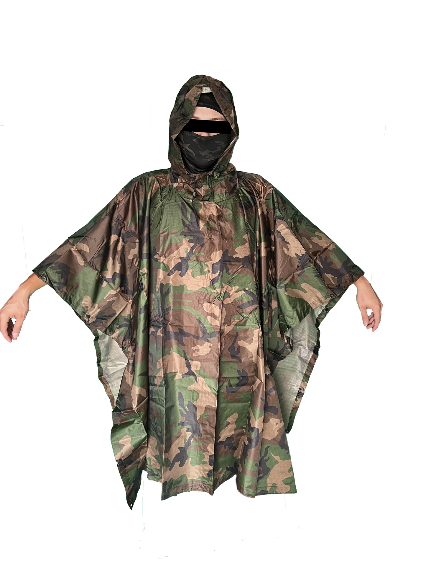 Woodland Camo Rain coat