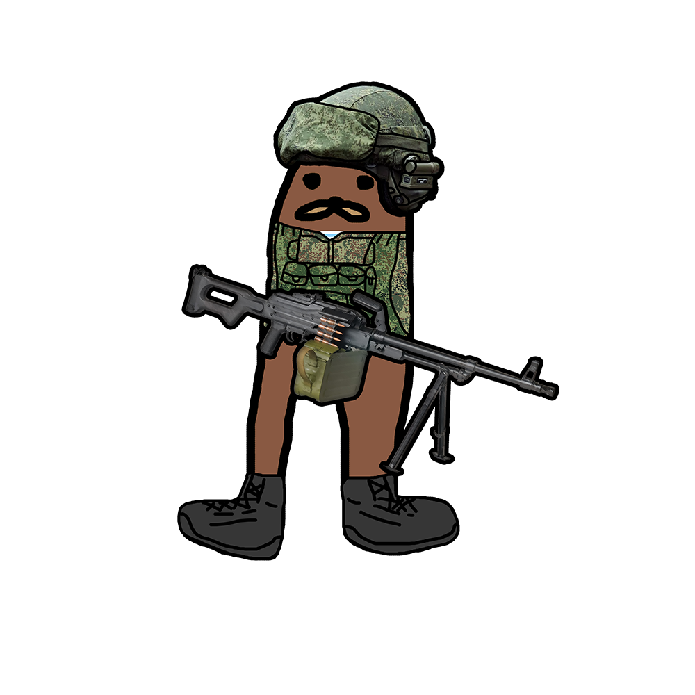 Russian Army PKM Gondola Sticker