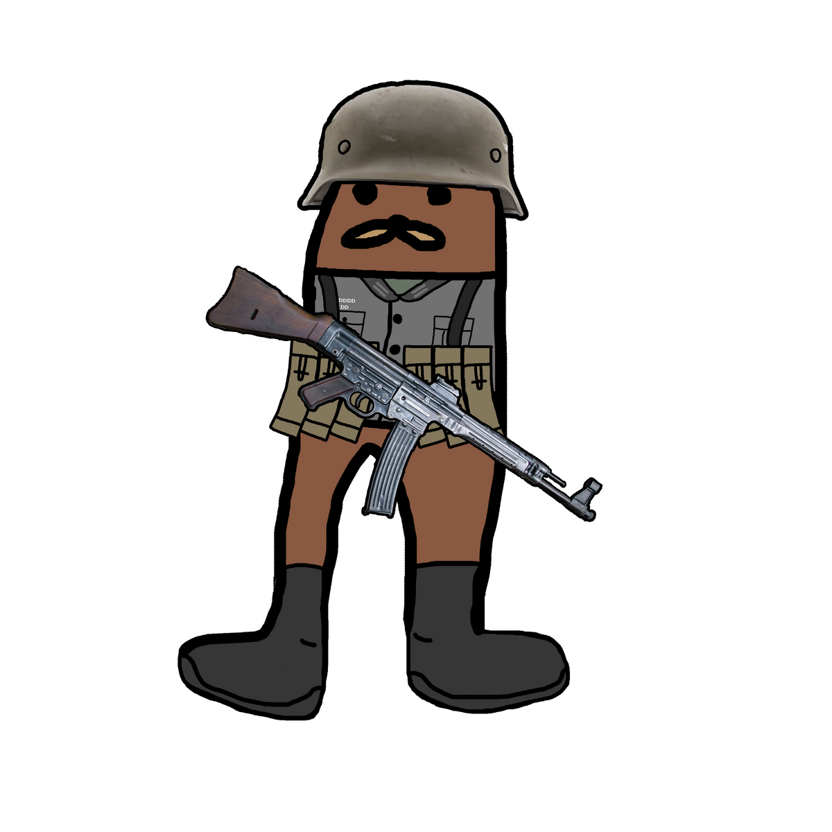 German Army STG44 Gondola Sticker – Cup Of Joe Supply