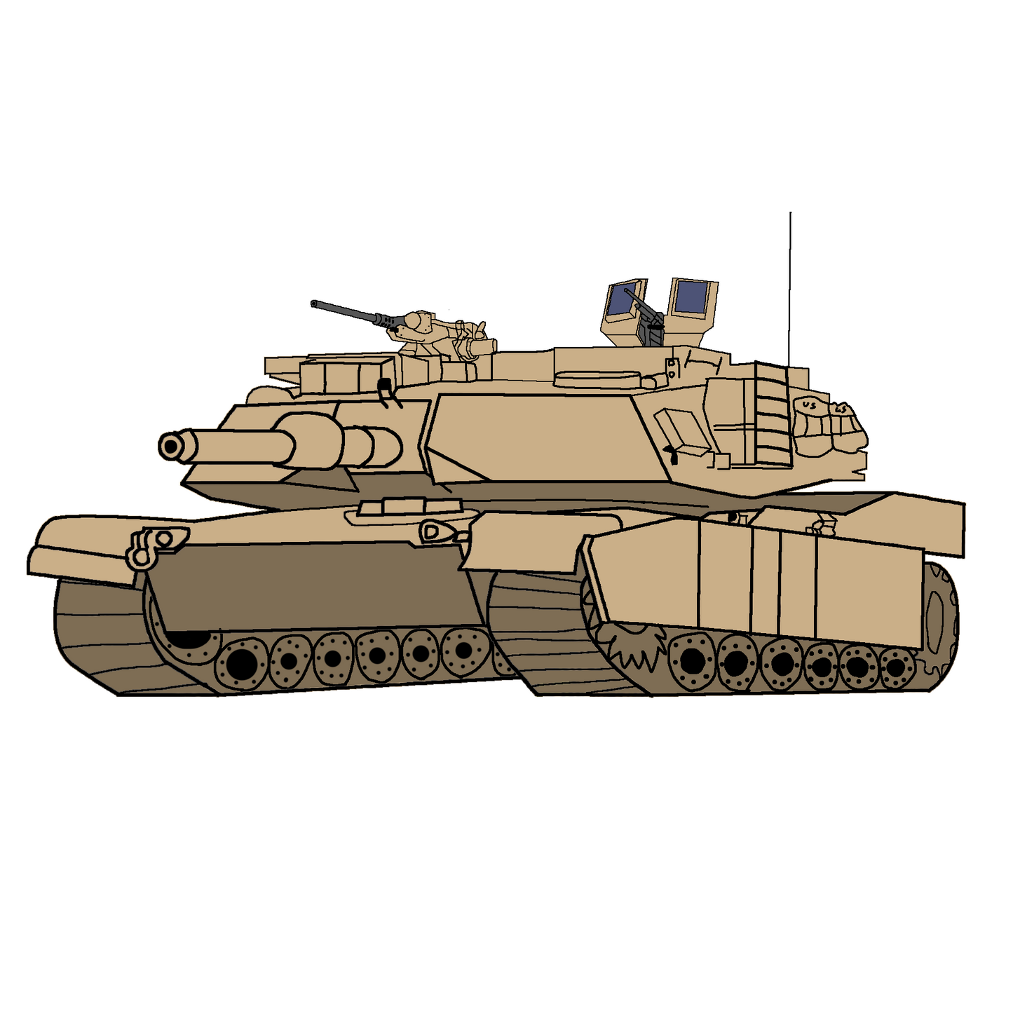 M1 Abrams Sticker