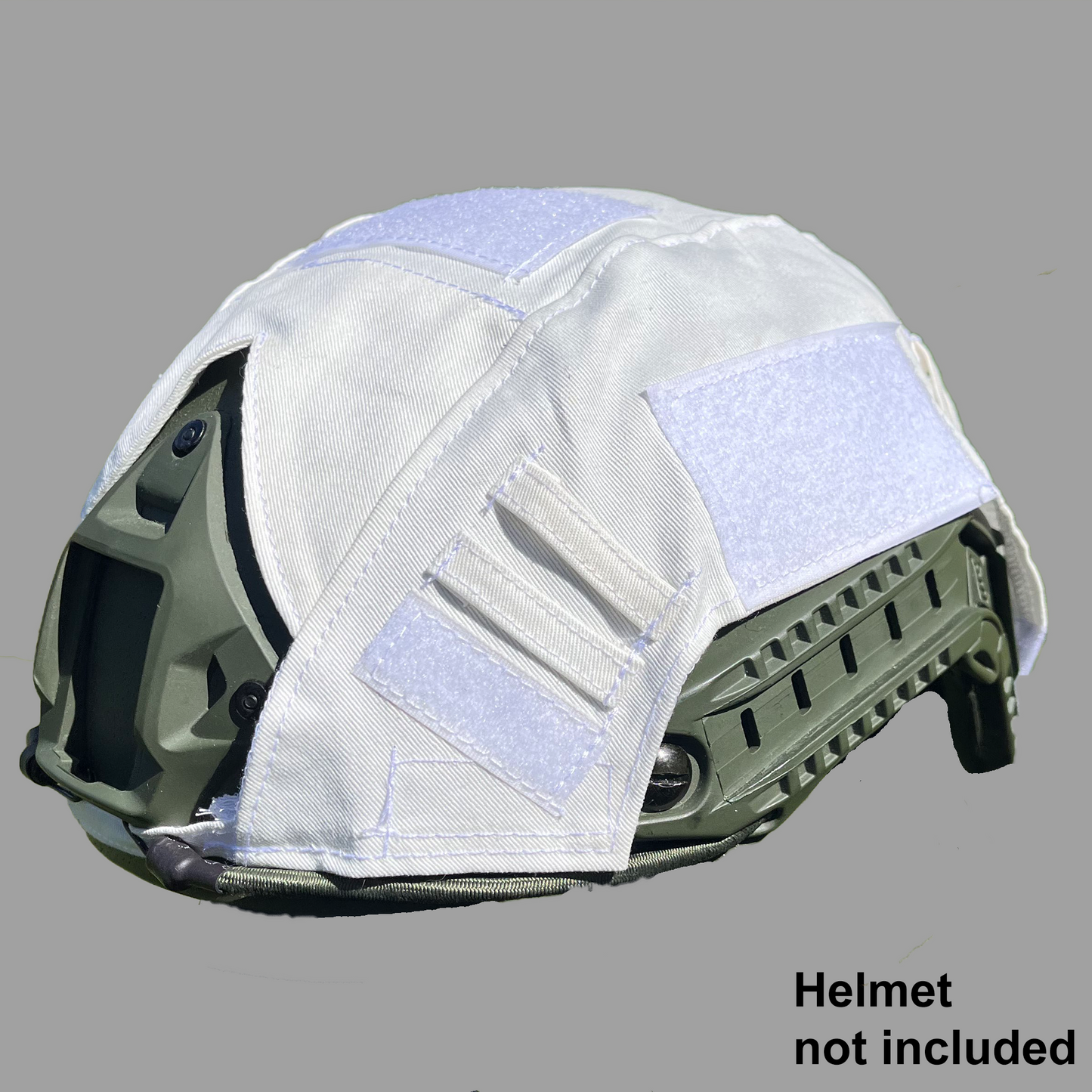 White / Winter Helmet Cover [Large]