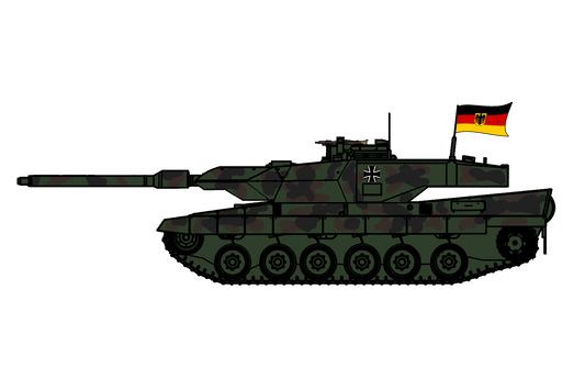 German Leopard 2A7 Sticker